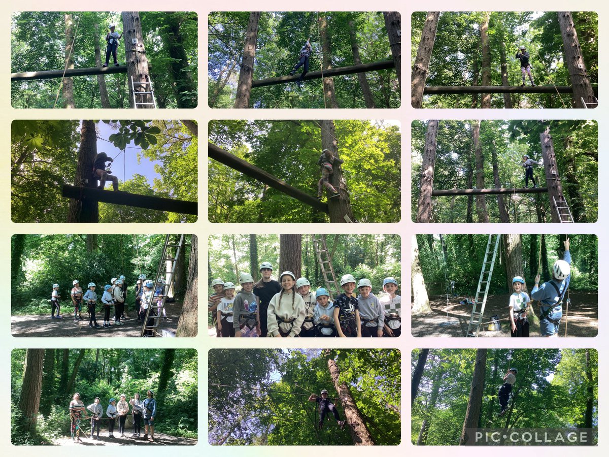 The Jaguars are already having great fun at Conway! Here are some of their high rope adventures….more to follow soon!