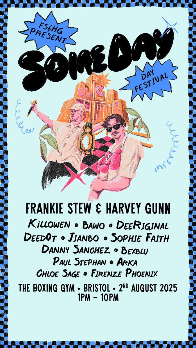 Catch me in Bristol Aug 2nd performing at ‘Some Day’ festival with the bros