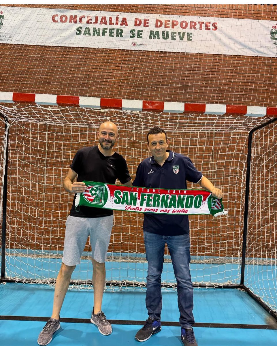 Pues arrancamos la 25/26 y este año estaremos en <a href="/FSsanFernando/">FSsanFernando</a>,club al que conozco y al que no dude en venir cuando recibí su llamada,desde ya trabajamos en el nuevo proyecto para Intertar lograr los objetivos..1,2,3 sanfer,1,2, 3alturron