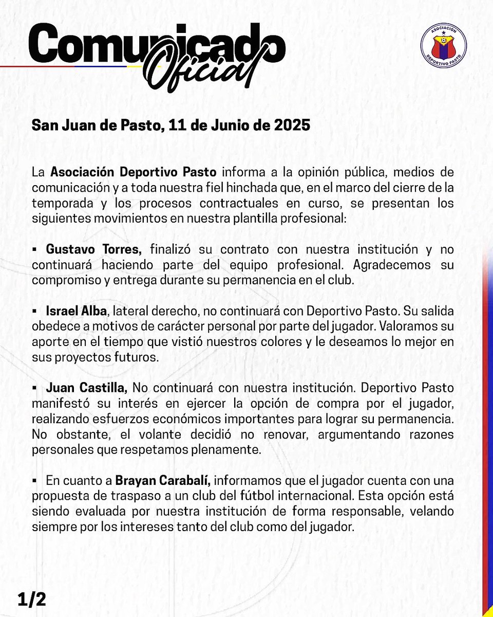 Deportivo Pasto tweet media