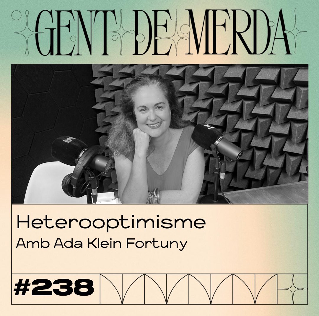 Gent de Merda (@gentdemerda) on Twitter photo Com viuen l’amor les persones que no han crescut fotent-se Disney en vena?
Convidem a <a href="/adakleinFortuny/">Ada Klein Fortuny</a>, que acaba de publicar “Lisa Cohen”, per parlar del fracàs de les relacions i el triomf de l’amor. Optimisme heterosexual (o no) i literatura!
💘 open.spotify.com/episode/21g0CL… Com viuen l’amor les persones que no han crescut fotent-se Disney en vena?
Convidem a <a href="/adakleinFortuny/">Ada Klein Fortuny</a>, que acaba de publicar “Lisa Cohen”, per parlar del fracàs de les relacions i el triomf de l’amor. Optimisme heterosexual (o no) i literatura!
💘 open.spotify.com/episode/21g0CL…