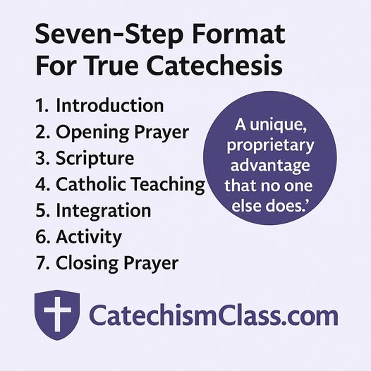 CatechismClass's tweet image. Seven Step Format For True Catechesis

catechismclass.com/curriculum_for…
#catechism #catholiccatechism #catholicschool #catholiceducation #catholicfaith #catholiclife #catholicchurch #catholicchurch #Catholic #Catechetical #religiouseducation #faithformation #homeschooling #Rcia #ocia