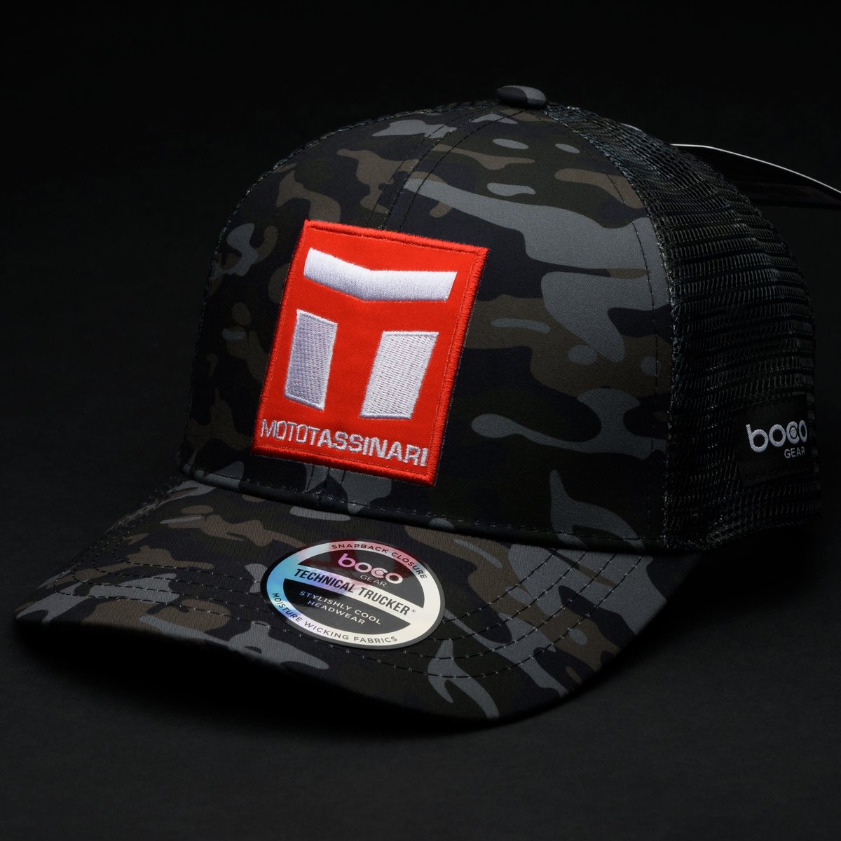 🚨RESTOCK ALERT🚨The MT Multicam technical trucker is back in stock

Technical trucker hat featuring Multicam performance woven material front, Multicam mesh side and back panels. MT embroidered front patch and Moto Tassinari logo sublimated patch on right side.
