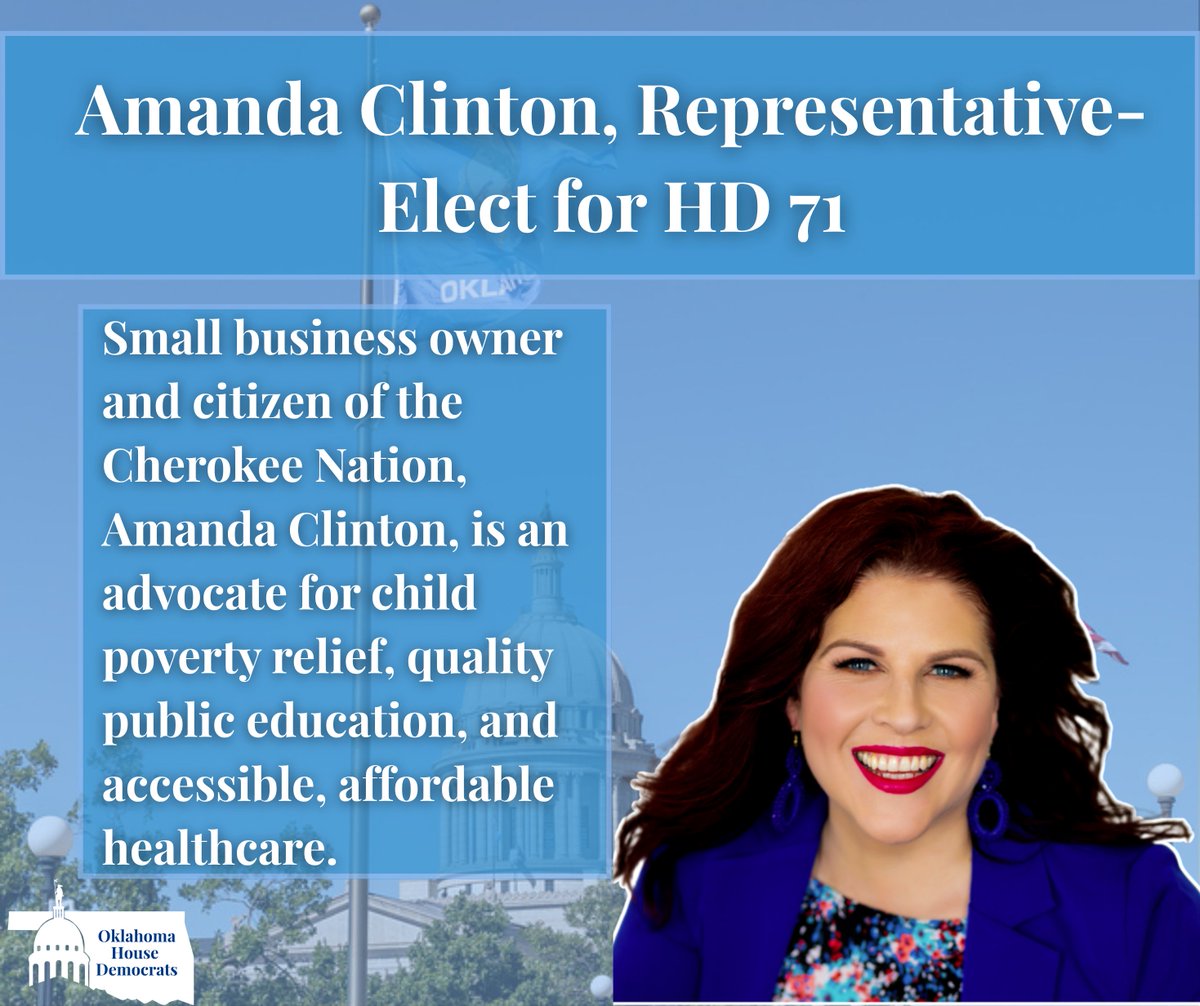 Meet the new Representatives-Elect of the Oklahoma House Democratic Caucus, Aletia Timmons and Amanda Clinton!