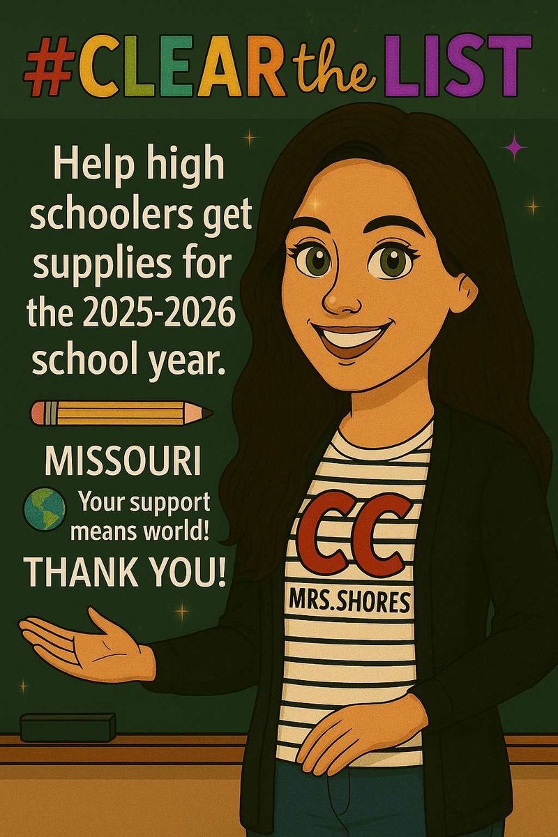 music_shores's tweet image. List drop!!! Drop your list and repost others!!! Let’s support each other!!!!
13 years teaching
1st year HS special ed.

amazon.com/hz/wishlist/ls…
#sped #teacherwishlist #stillweteach #clearthelistforteachers #AmazonWishList #amazonwishlist #specialeducation #clearthelists #FYP