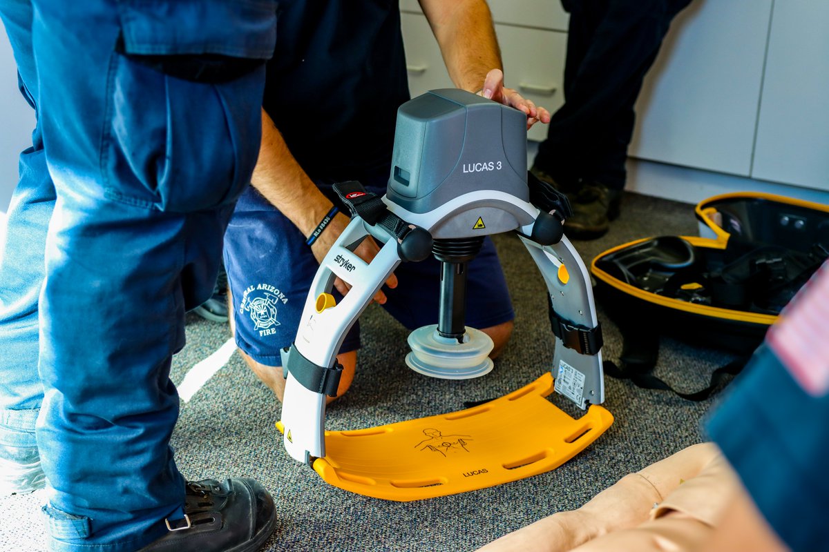 CAFMA's introduced LUCAS Devices—mechanical CPR tools that deliver consistent, high-quality compressions. ➡️ Seen a 20% increase in ROSC, (ind. heart has restarted). ✅ A woman in her 70s recently suffered sudden cardiac arrest. Crews deployed the device and achieved a code save.