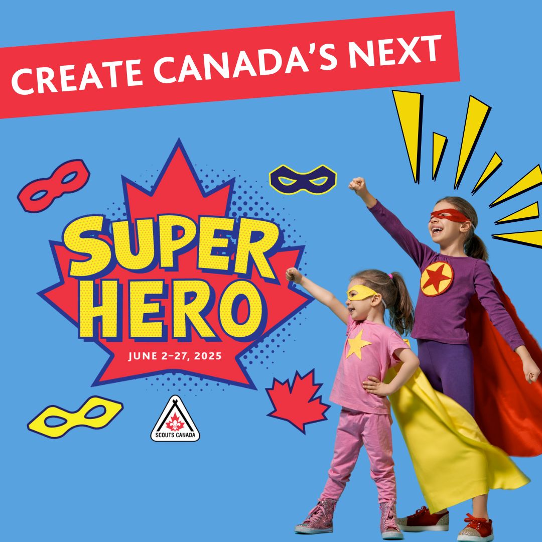 🎨✨ Your kid’s art could become Canada’s next superhero! 🇨🇦
We’re looking for creators ages 5–15 to design a hero that shows kindness, leadership &amp; teamwork.

🎁 Win a 3D action figure + custom crest!
🗓Deadline: June 27

scouts.ca/news-and-event…

#ScoutsCanada #CanadianSuperhero
