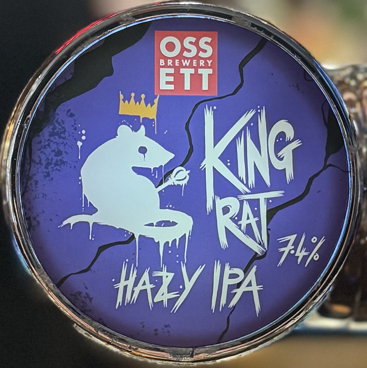 New on keg….

<a href="/ossettbrewery/">Ossett Brewery</a> ‘KING RAT’
7.4% Hazy IPA

<a href="/ScarboroCAMRA/">Scarborough CAMRA</a>