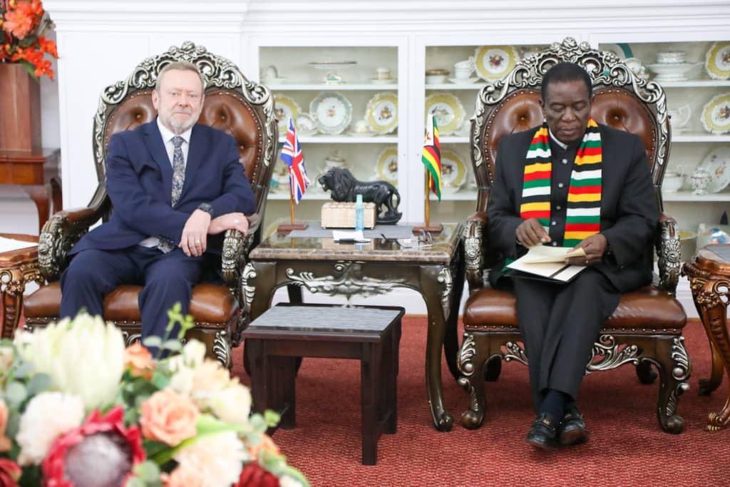 Collins of Highbury (@lord_collins) on Twitter photo United by deep people-to-people links, the UK and Zimbabwe are focused on our partnership for economic growth, from trade and investment to energy and climate.
Thank you <a href="/edmnangagwa/">President of Zimbabwe</a> for your time to discuss how 🇬🇧 and 🇿🇼 can deliver on our shared mission. United by deep people-to-people links, the UK and Zimbabwe are focused on our partnership for economic growth, from trade and investment to energy and climate.
Thank you <a href="/edmnangagwa/">President of Zimbabwe</a> for your time to discuss how 🇬🇧 and 🇿🇼 can deliver on our shared mission.