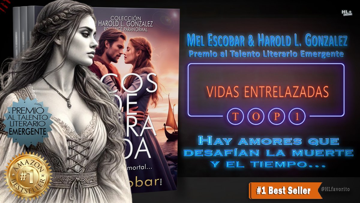 ★★★★★ “Ecos de Otra Vida” ha conquistado a miles de lectores, siendo número uno en Amazon por 3 meses consecutivos en Romance Paranormal y Romances Vikingos. Una historia de amor inmortal que no puedes dejar pasar.

Ecos de Otra Vida, de Mel Escobar &amp; Harold L. Gonzalez.