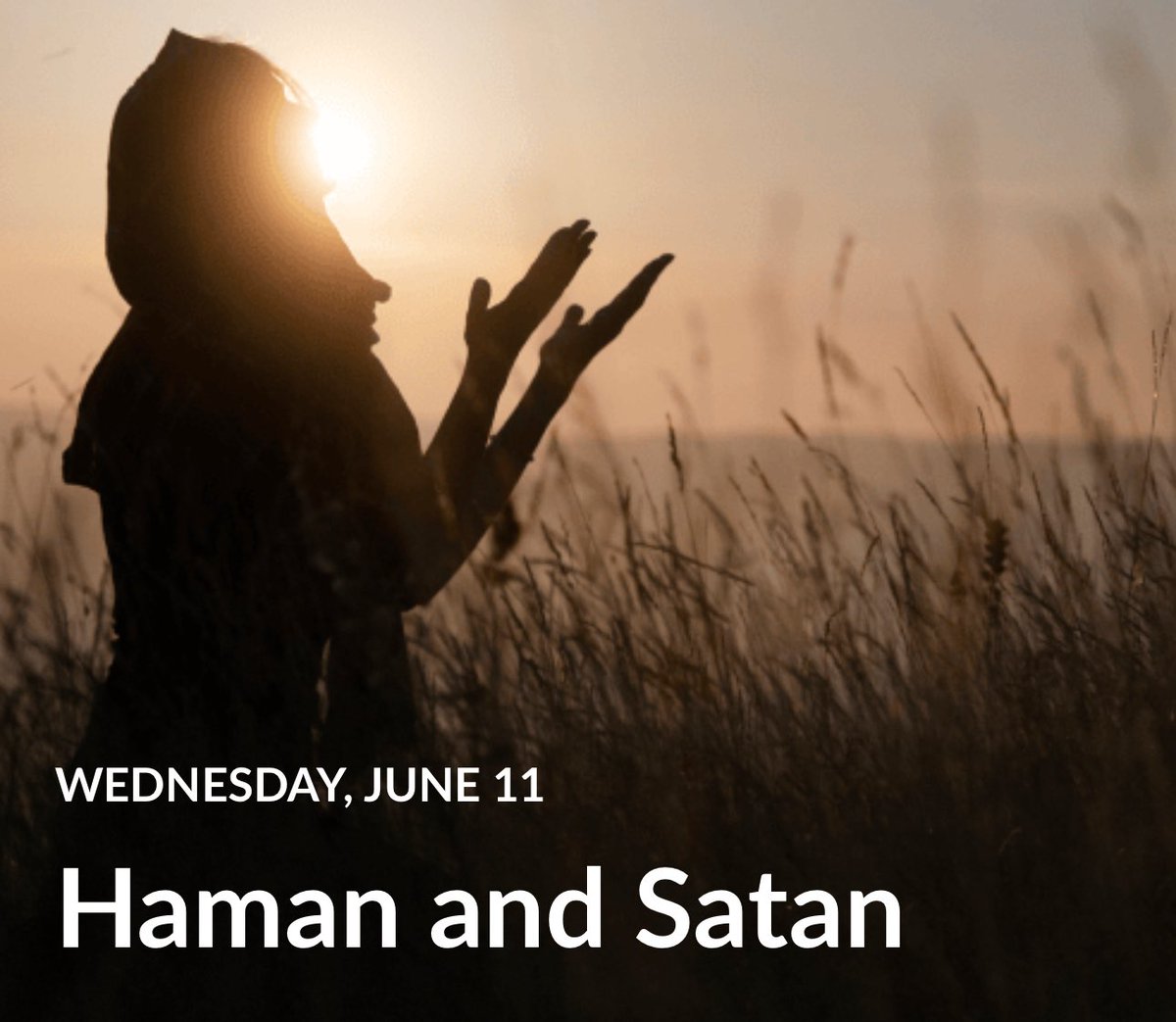 Haman &amp; Satan 

In the story of Esther, we meet Haman, who is hungry for position and power. He is given a great degree of prominence in the empire, above all the other princes (Esther 3:1).

If we read Ezekiel 28:11–15 and Isaiah 14:12–15 about Lucifer, we can find some