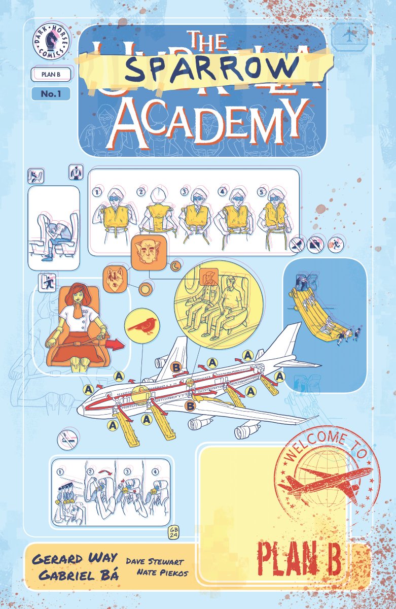 Dark Horse Comics (@darkhorsecomics) on Twitter photo The Umbrella Academy returns today with issue #1 of The Umbrella Academy: Plan B! Get your copy: bit.ly/3Rz7kmu
In Plan B, the siblings face their most fearsome challenge to date–their other brothers and sisters!
By @GerardWay, @gabriel_ba, Dave Stewart and <a href="/blambot/">Nate Piekos of Blambot</a>. The Umbrella Academy returns today with issue #1 of The Umbrella Academy: Plan B! Get your copy: bit.ly/3Rz7kmu
In Plan B, the siblings face their most fearsome challenge to date–their other brothers and sisters!
By @GerardWay, @gabriel_ba, Dave Stewart and <a href="/blambot/">Nate Piekos of Blambot</a>.