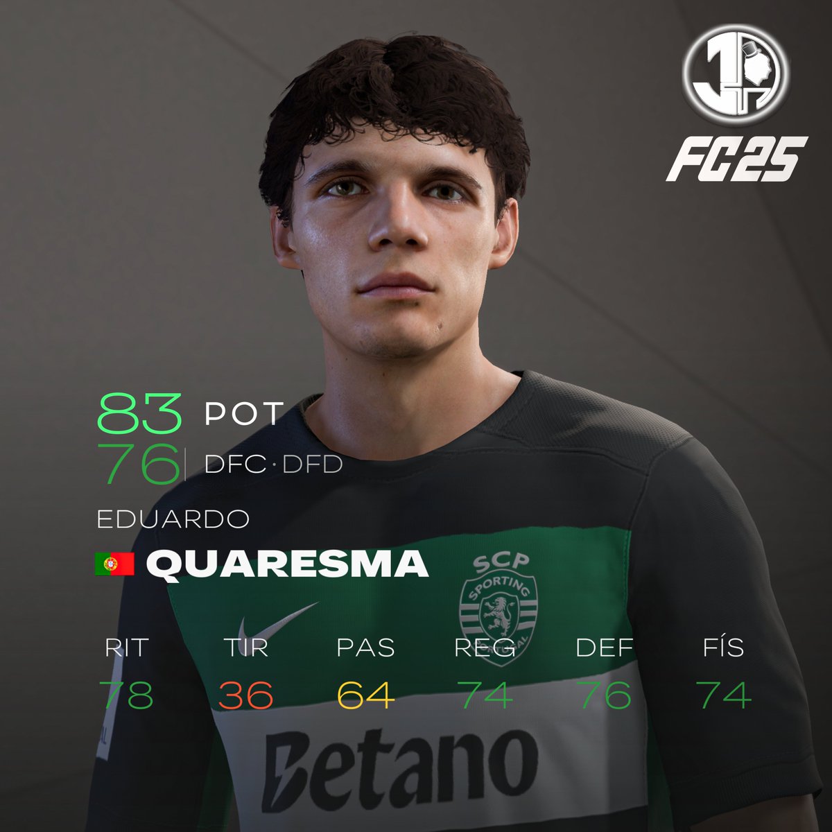 ⭐️Eduardo Quaresma⭐️

⚽️FC25⚽️

🖇️Download link
📌buymeacoffee.com/jalexfacemaker…

#EAFC24 #EAFC25 #fifafaces #FUT #EASPORTSFIFA #FIFACareerMode #FIFACommunity #FifaMods #customface #fifafaces #fifaMods #nextgen