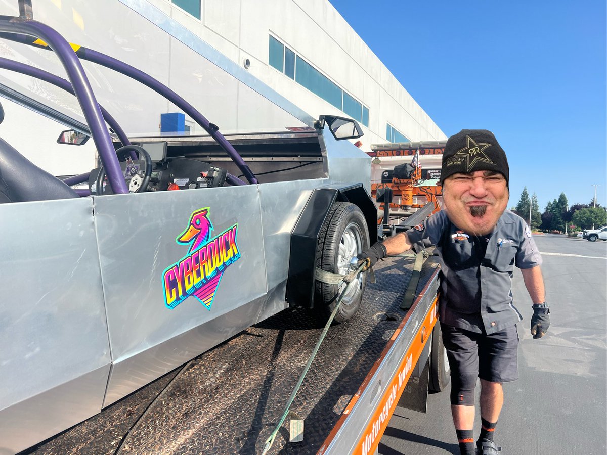 LRW41_Teamster's tweet photo. Some greatest hits from the Cyber Duck build. This bill is about the children not any unnecessary political B.S….
I guess the funny looking truck @elonmusk help create has inspired a bright group of students. https://t.co/b3TsK6nuBy