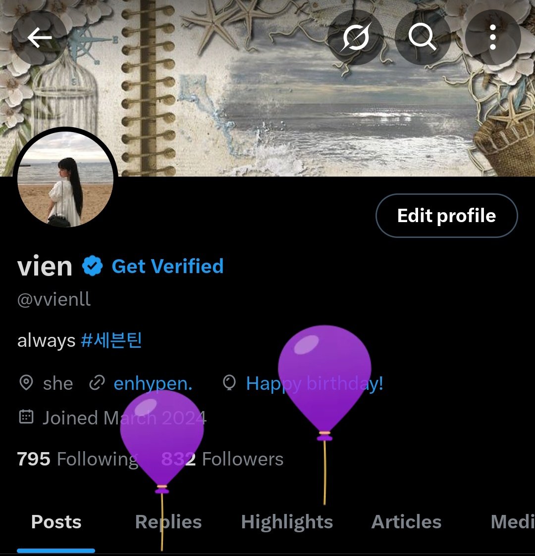 X gave me balloons! 💕