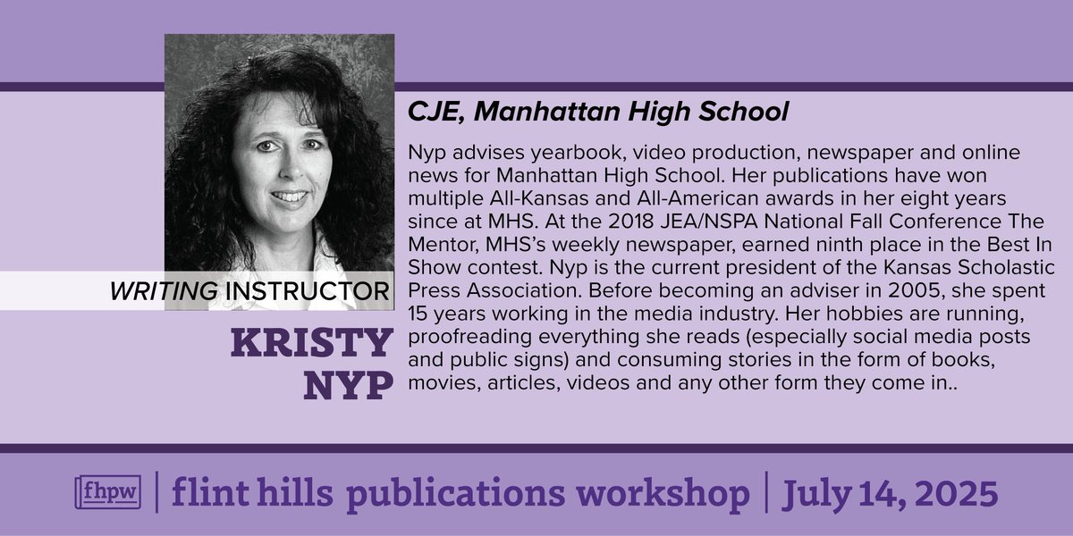 Register for FREE today: flinthillsworkshop.com