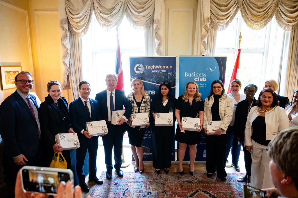 As part of #LondonTechWeek &amp; #AISummit, Amb. Georges Friden, Business Club 🇱🇺-🇬🇧 &amp; TechWomen4Boards held a panel spotlighting female tech leadership. 

We were happy to host a delegation of 14 Luxembourg tech companies exploring opportunities in the UK market. #WomenInTech