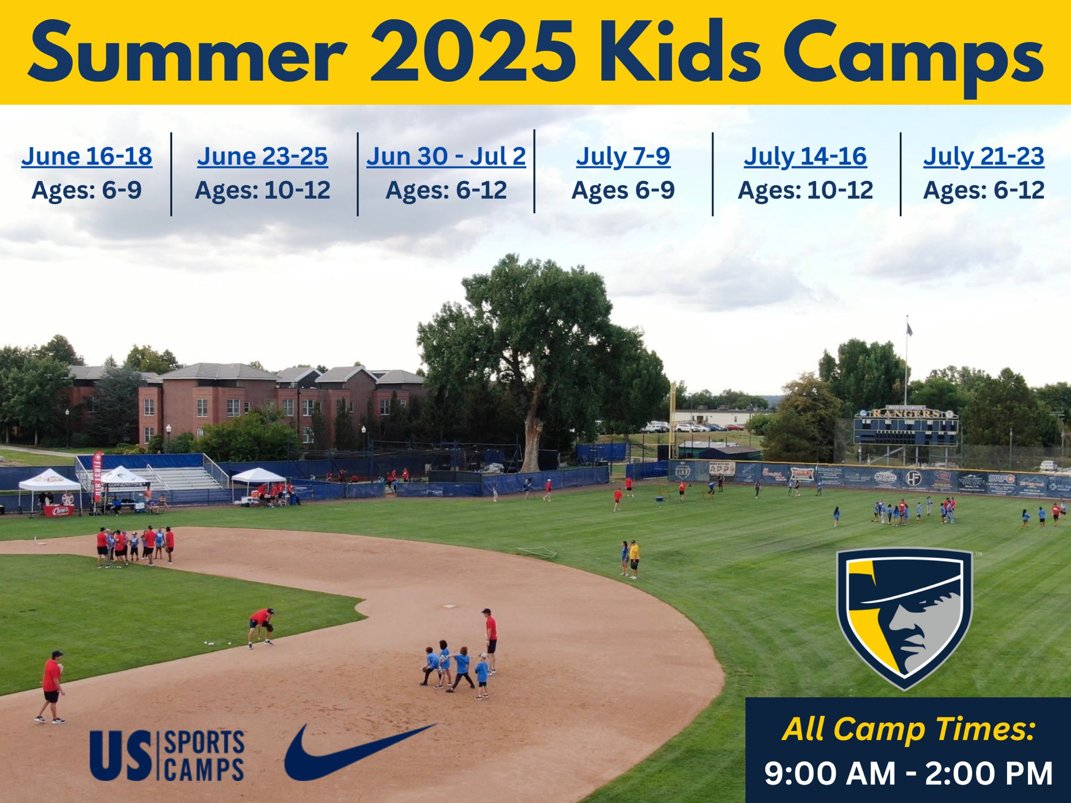 Regis Rangers (@regisrangers) on Twitter photo Registration is now open for <a href="/RegisUBaseball/">Regis University Baseball</a>'s Nike Baseball Camps!
Camps are available all summer long! Don't miss your chance to train with top college coaches and players in Denver, Colorado!
ussportscamps.com/baseball/nike/β¦ Registration is now open for <a href="/RegisUBaseball/">Regis University Baseball</a>'s Nike Baseball Camps!
Camps are available all summer long! Don't miss your chance to train with top college coaches and players in Denver, Colorado!
ussportscamps.com/baseball/nike/β¦