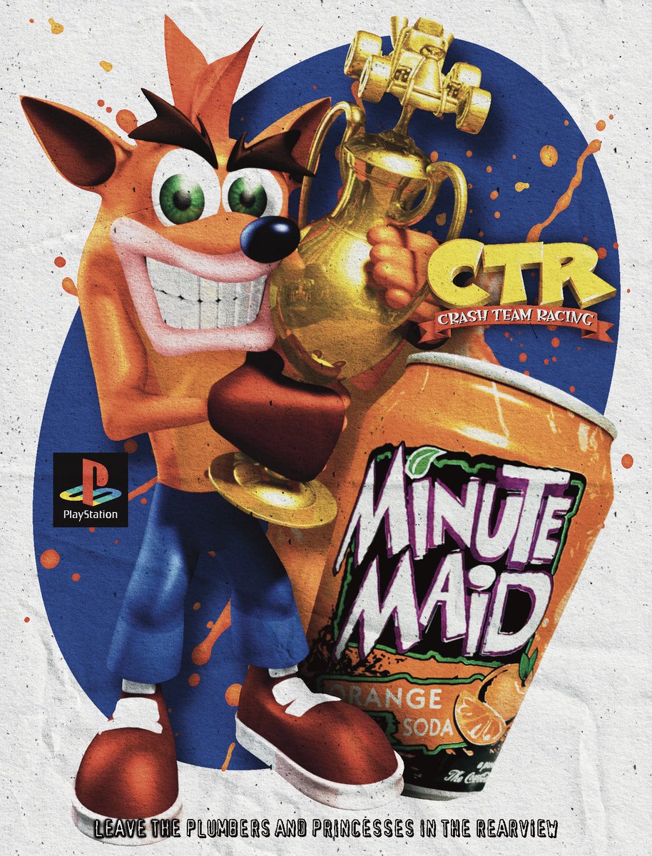 Crash Team Racing x Minute Maid 1999
