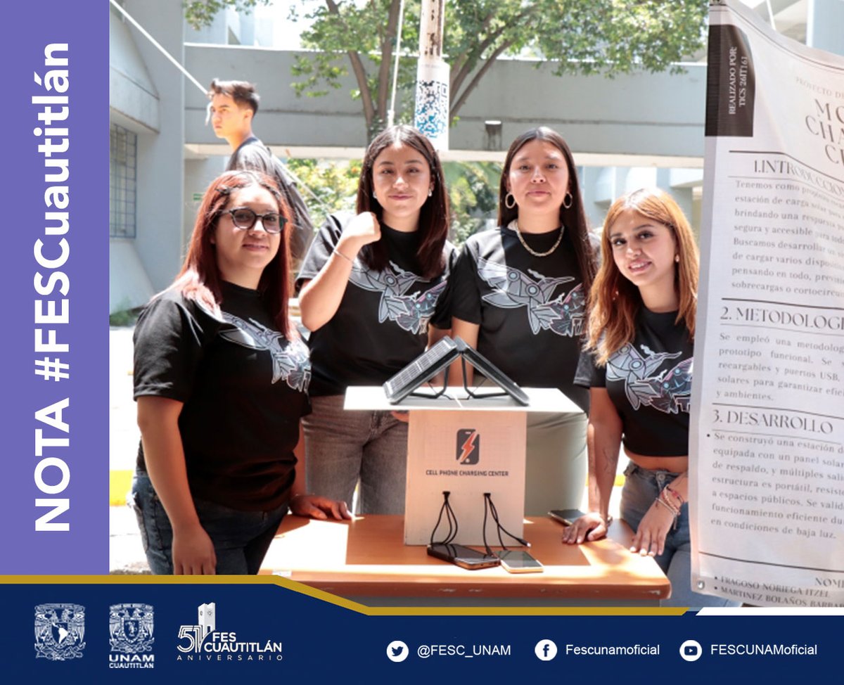 #GacetaComunidad #FESCuautitlán Creatividad e innovación en feria estudiantil de robótica.

Visita ➡️ cuautitlan.unam.mx