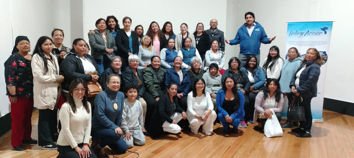 FunTerranueva's tweet photo. Encuentro de Mujeres Emprendedoras Ecuador - Perú. Desde #ProyectoIntegrAcción impulsamos el liderazgo femenino y fortalecimiento de los emprendimientos asociativos y solidarios por medio del intercambio de saberes y desarrollo de estrategias para la sostenibilidad e innovación https://t.co/z14w0T9w0Q