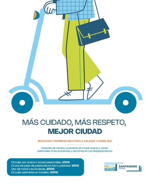 Más cuidado, más respeto, mejor ciudad 🚲🛴▶️