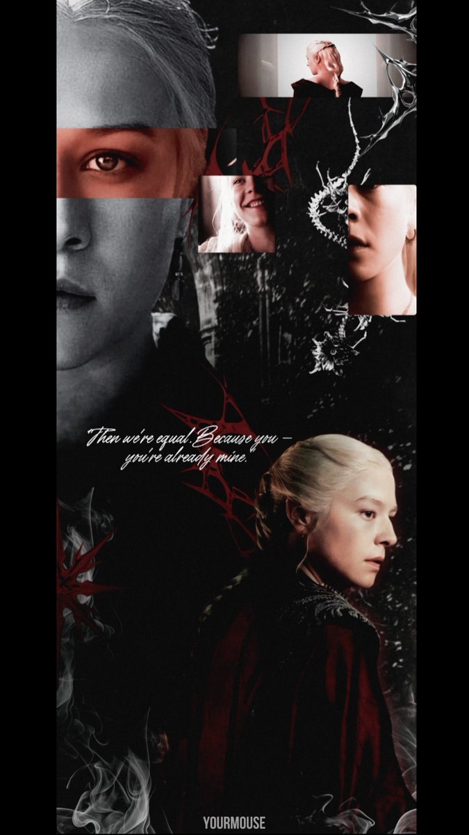 rhaegnweek's tweet image. Day 3: wallpapers made by hotdaesthetic 🖤

#rhaegonweek