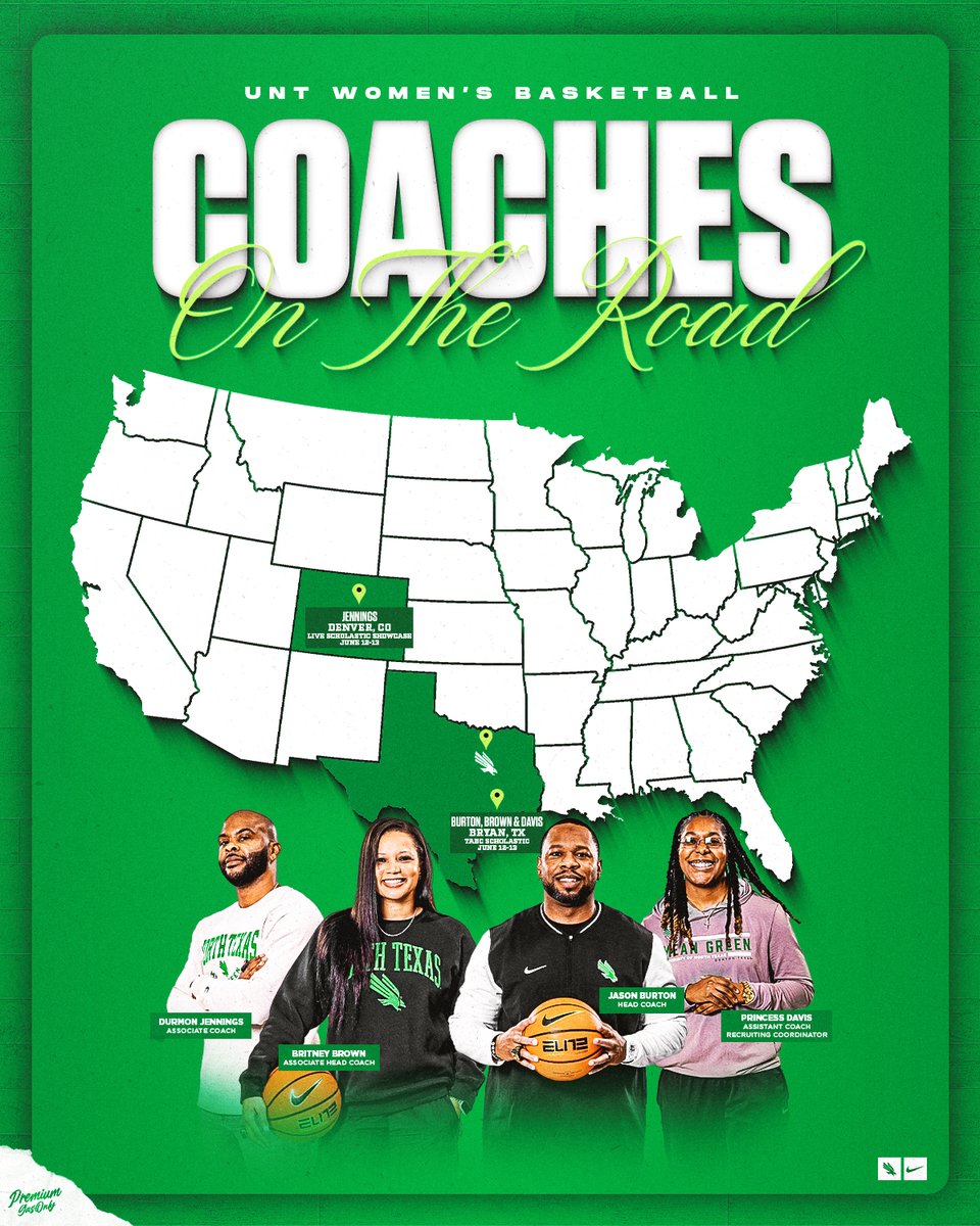 Our staff is hitting the road this week looking for future Mean Green 👀

#GMG🦅 I #PremiumGasOnly⛽️
