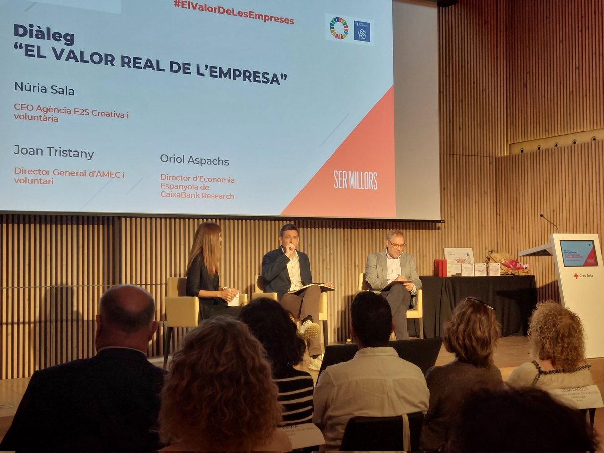 Creu Roja Catalunya (@creurojacat) on Twitter photo <a href="/JosepQuitet/">Josep Quitet</a> <a href="/gencat/">Generalitat de Catalunya</a> <a href="/ConsellerSamper/">Miquel Sàmper</a> Arrenca el col·loqui moderat per Núria Sala, CEO <a href="/E2Screativa/">E2S</a>, amb referents del món econòmic: <a href="/jtristany/">Joan Tristany</a>, director general <a href="/amec_asoc/">amec Positive Industry</a> i voluntari; <a href="/oriolaspachs/">Oriol Aspachs</a> de <a href="/CABK_Research/">CaixaBank Research</a>. Reflexionem sobre com l’empresa és motor de canvi social. <a href="/JosepQuitet/">Josep Quitet</a> <a href="/gencat/">Generalitat de Catalunya</a> <a href="/ConsellerSamper/">Miquel Sàmper</a> Arrenca el col·loqui moderat per Núria Sala, CEO <a href="/E2Screativa/">E2S</a>, amb referents del món econòmic: <a href="/jtristany/">Joan Tristany</a>, director general <a href="/amec_asoc/">amec Positive Industry</a> i voluntari; <a href="/oriolaspachs/">Oriol Aspachs</a> de <a href="/CABK_Research/">CaixaBank Research</a>. Reflexionem sobre com l’empresa és motor de canvi social.