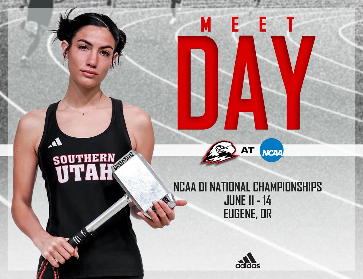 For one last time this season... It’s MEET DAY! 

Catch Ajia in action this Saturday at 6:30PM MT as she competes in the high jump!

📍 : Eugene, OR
📺 : ESPN+
📊 : tinyurl.com/5n8mdcu6

#TBirdNation ⚡️ #RaiseTheHammer