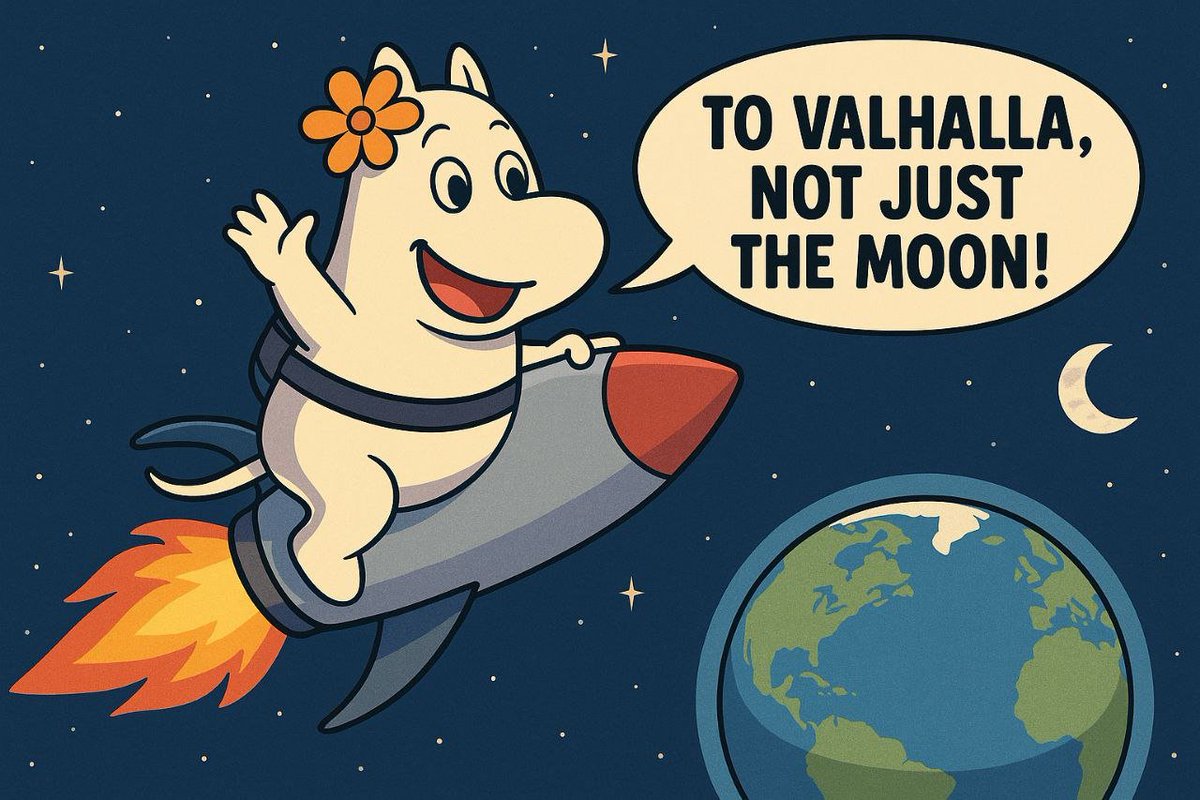 Mofazac1's tweet photo. 🚀 Gearing up for launch... and it won't stop at the moon!
$TMIK – Tanoshii Muumin Ikka is about to take off 🌕🔥
Fairlaunch soon on Pinksale.
Follow now or FOMO later 🧸💫
#TMIK #Crypto #BNBChain #MemeCoin https://t.co/R5EVQ0rIIH