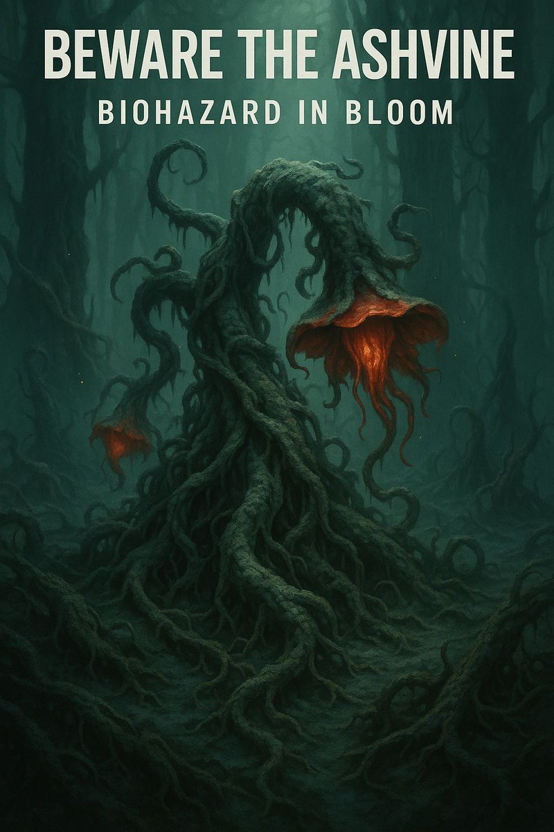 blueatlanta's tweet image. 🚨 Containment failure in Sector Delta-9.

The Ashvine isn&apos;t just growing—it&apos;s remembering.

🧬 Field report now declassified from the Whisper Project archives.

Read it here:
thewhisperproject.net/2025/06/11/fie…

#WhisperProject #Ashvine #SciFiLore #ContainmentBreach
