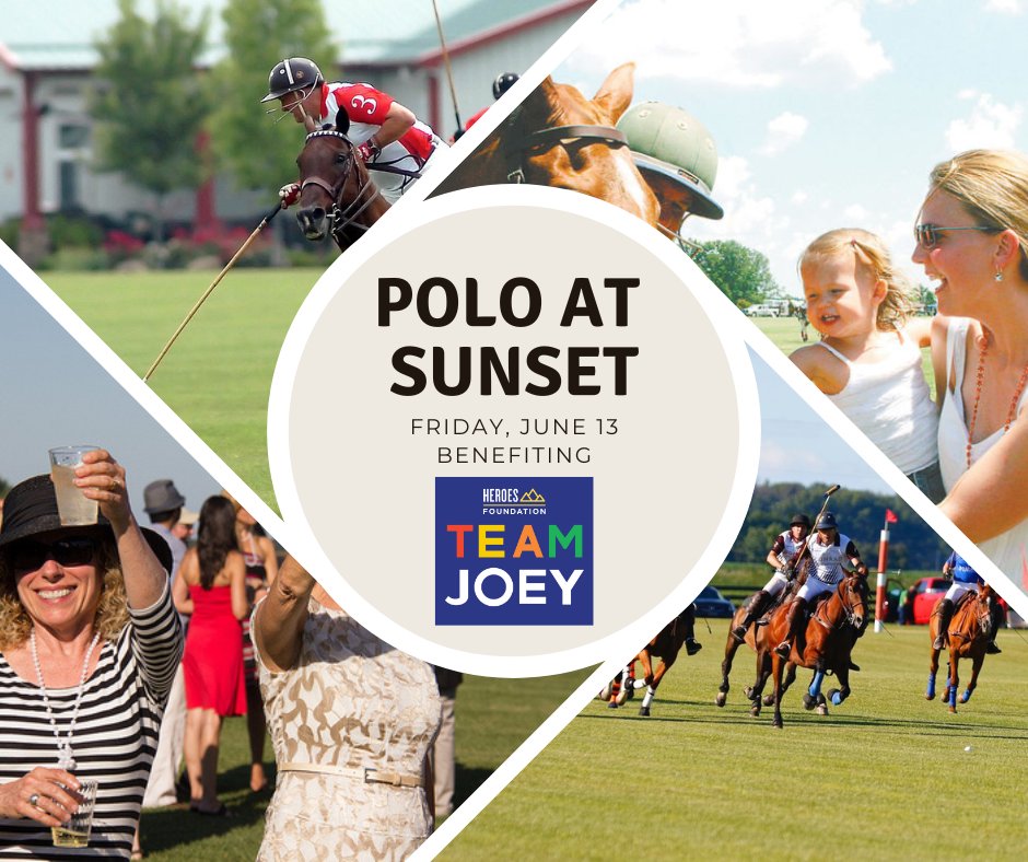 Heroes Foundation (@heroesfndtn) on Twitter photo Get the family out for some summer fun this Friday, 6/13, for Hickory Hall Polo Club’s Polo at Sunset, benefiting the <a href="/HeroesFndtn/">Heroes Foundation</a> #TeamJOEY Program! Event & Raffle details: heroesfoundation.org/events
#beatcancer #whyheroes #UnitingINAgainstCancer
#PoloAtSunset #HickoryHallPolo Get the family out for some summer fun this Friday, 6/13, for Hickory Hall Polo Club’s Polo at Sunset, benefiting the <a href="/HeroesFndtn/">Heroes Foundation</a> #TeamJOEY Program! Event & Raffle details: heroesfoundation.org/events
#beatcancer #whyheroes #UnitingINAgainstCancer
#PoloAtSunset #HickoryHallPolo