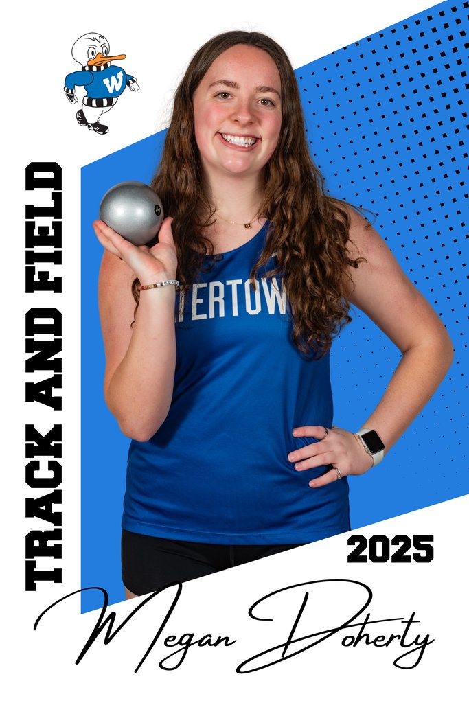 WTTNathletics's tweet image. Congratulations to WHS Track and Field athlete Megan Doherty for earning the Badger Large Conference Girls Field Athlete of the Year!  #wearethegoslings #WuTownProud