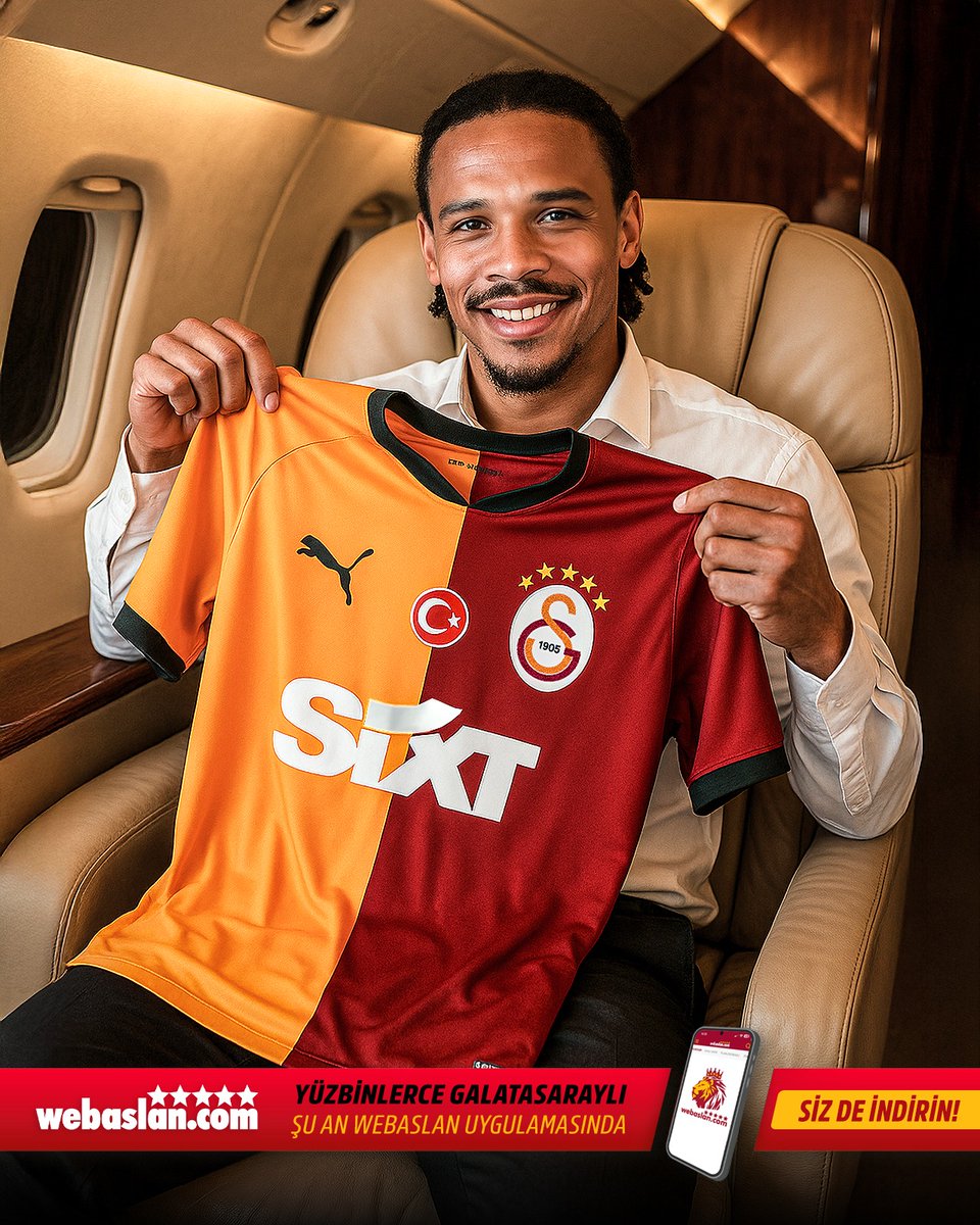 webaslan's tweet photo. Leroy Sane imzaya geliyor!💛❤️

💥Galatasaray'da SON DAKİKA haberleri
📲Google Play 📲 App Store
Hemen 10 saniyede indir 💯
💛❤️https://t.co/EHxp7OIYpe https://t.co/TCIXcBM8m2
