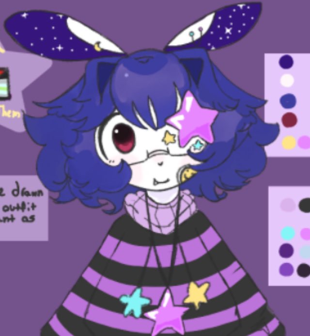 paintersbunny's tweet photo. I need to draw my sona again I #miss them https://t.co/NCA32C2Jyr