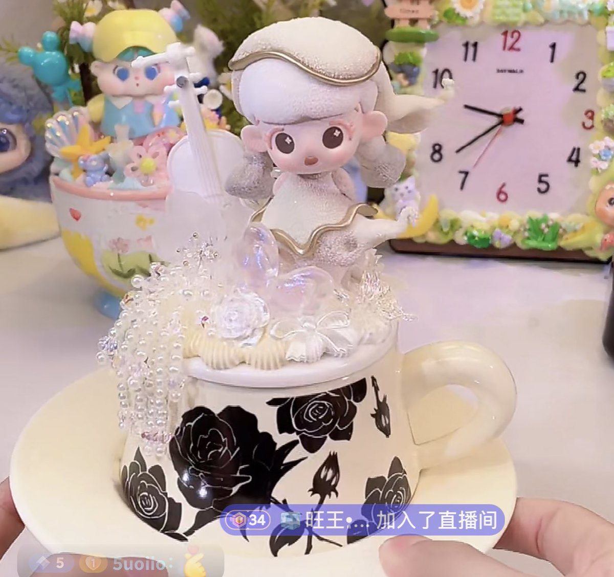 fqlgxhs's tweet image. 刷到一个用泡泡玛特手工艺品直播间。都好可爱 ＃泡泡玛特 ＃手工