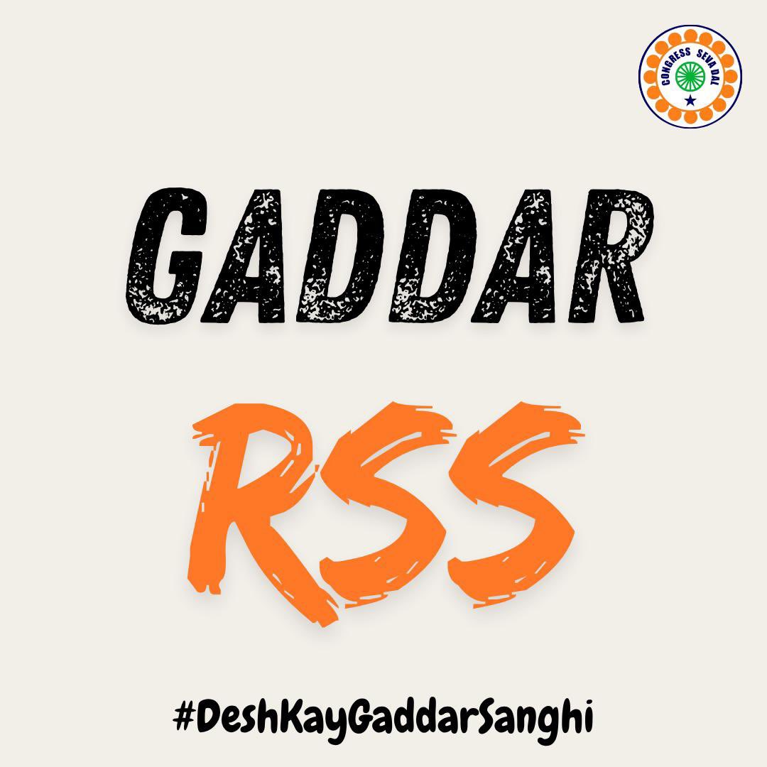 SevadalMB's tweet image. By promoting a singular religious identity, RSS threatens the rich diversity that defines India. 

Such efforts erode the inclusive spirit of our nation. 

#DeshKayGaddarSanghi