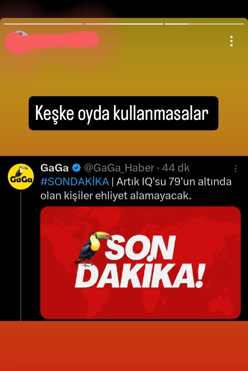 Şimdi bunlar zannediyor ki chp ye oy verenlerin AQ seviyesi yüksek.Aptalların hepsi Ak partide. Ne kadar da emin ve  küstah. Ah be güzelim bu paylaşım bile sendeki zeka cevherine ne güzel örnek. 
Bunlar böyle aşağlıya aşağlıya hep kaybettiler daha da çoook KAYBEDECEKLER.