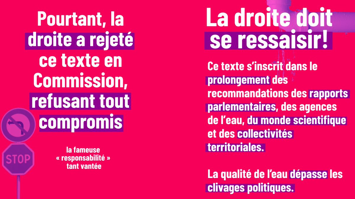 Sénatrices et sénateurs socialistes 🇪🇺 (@senateursps) on Twitter photo 🌹Jeudi 12 juin, Le sénat devra trancher : protéger notre eau potable ou continuer à laisser pesticides et engrais minéraux contaminer les captages
🚨 PPL visant à renforcer la protection des ressources en eau potable contre les pollutions diffuses de <a href="/FlorenceBlatrix/">Florence Blatrix</a> . 🌹Jeudi 12 juin, Le sénat devra trancher : protéger notre eau potable ou continuer à laisser pesticides et engrais minéraux contaminer les captages
🚨 PPL visant à renforcer la protection des ressources en eau potable contre les pollutions diffuses de <a href="/FlorenceBlatrix/">Florence Blatrix</a> .