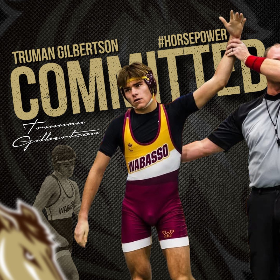Mustang fans, please welcome Truman Gilbertson from Wabasso, MN to the team! Truman is projected at 149/157 for the Mustangs and was a 2025 NU Journal honorable mention and a 3-year letter recipient!

#letsride