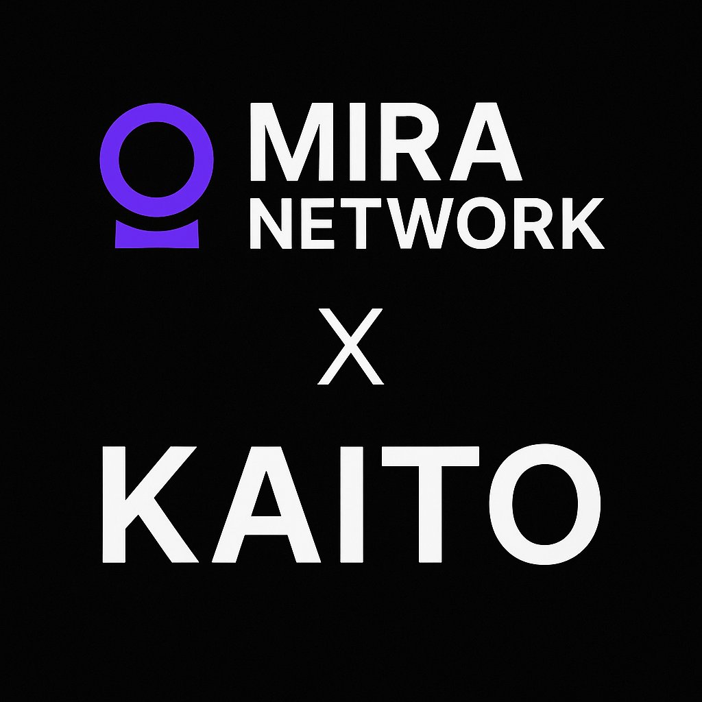 F0C๐ช1N (@f0cux) on Twitter photo Mira Network is Now LIVE on Kaito!
<a href="/KaitoAI/">Kaito AI ๐</a> just keeps delivering
They're allocating 0.5% of their total supply to Kaito yappers.
Hereโs how to secure your share ๐
Back in March, I posted about how to earn Mira Points by chatting with Klok AI, Mira's own AI bot that rewards Mira Network is Now LIVE on Kaito!
<a href="/KaitoAI/">Kaito AI ๐</a> just keeps delivering
They're allocating 0.5% of their total supply to Kaito yappers.
Hereโs how to secure your share ๐
Back in March, I posted about how to earn Mira Points by chatting with Klok AI, Mira's own AI bot that rewards