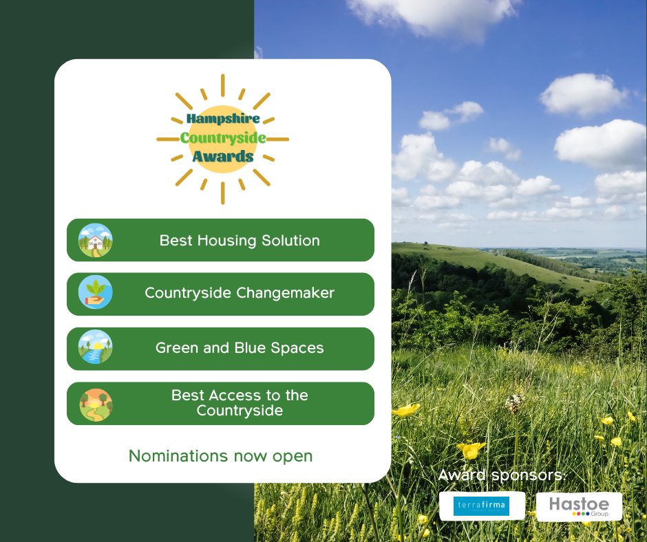 We're pleased to announce the launch of the 2025 Countryside Awards, celebrating the outstanding contributions of individuals, community groups, and organisations working to protect and enhance Hampshire’s countryside. cprehampshire.org.uk/news/countrysi…