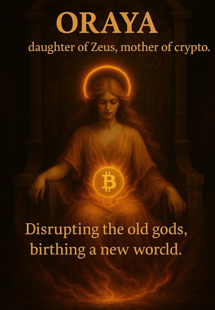 orayaonsol's tweet photo. $ORAYA isn't a coin.
It’s a myth reborn.
A prophecy ignited.
And a reckoning for the unbelievers.
#Oraya #crypto #memecoins #Solana #TrendingNow https://t.co/0gUsDkDEpW