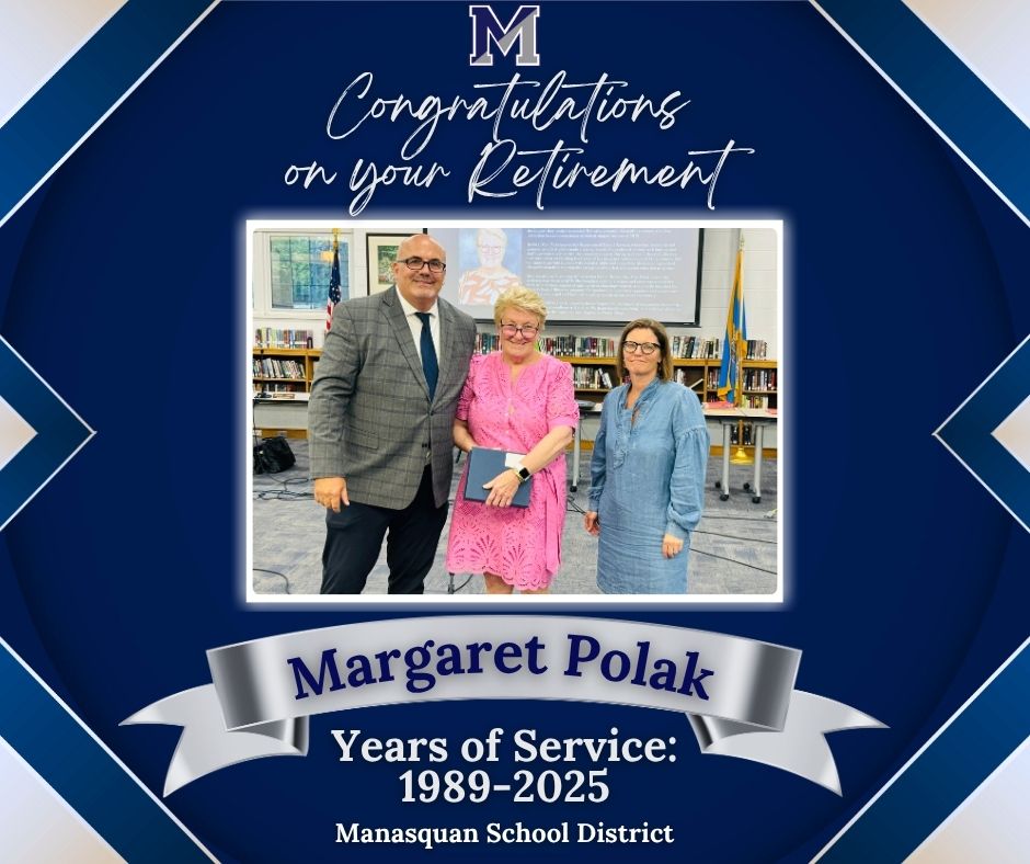 The Board of Ed was honored to recognize the distinguished members of our district on their well-deserved retirement. Congratulations!

Mr. Jim Freda
Years of Service: 1980-2025

Ms. Margaret Polack
Years of Service: 1989-2025

Ms. Dorothy Gerlach
Years of Service: 2001-2025