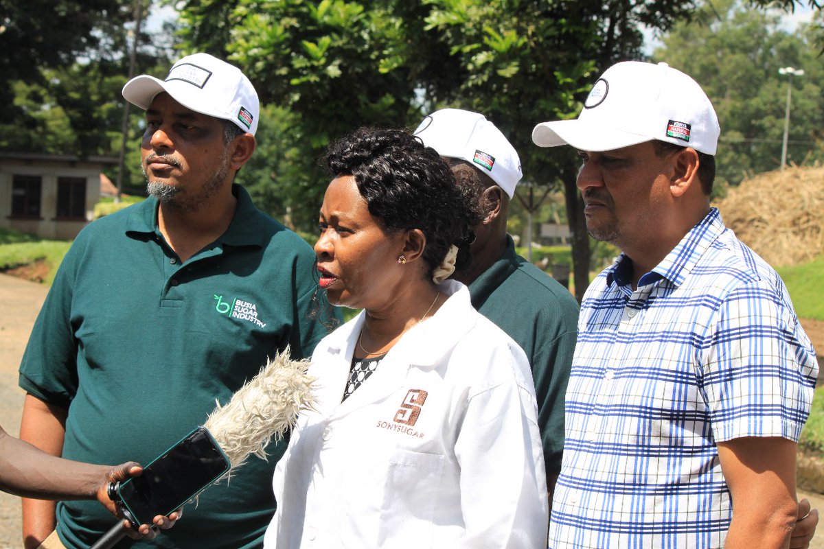 Addressing journalists from Nation Media Group at the factory today, Managing Director JP Odhiambo, announced that the factory started milling successfully last evening.
She was flanked by staff from Busia Sugar Industry and SonySugar Company 2025 Ltd #SimplyTheSweetest