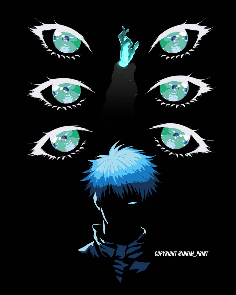 INKIMPRINT000's tweet photo. Gojo Satoru Domain Expansion INFINITE VOID #GojoSatoru 

#JujustuKaisen #Gojo #satorugojo #Animefanart #jujutsukaisenfanart #GraphicDesign #mangaart https://t.co/DD674gW7JH