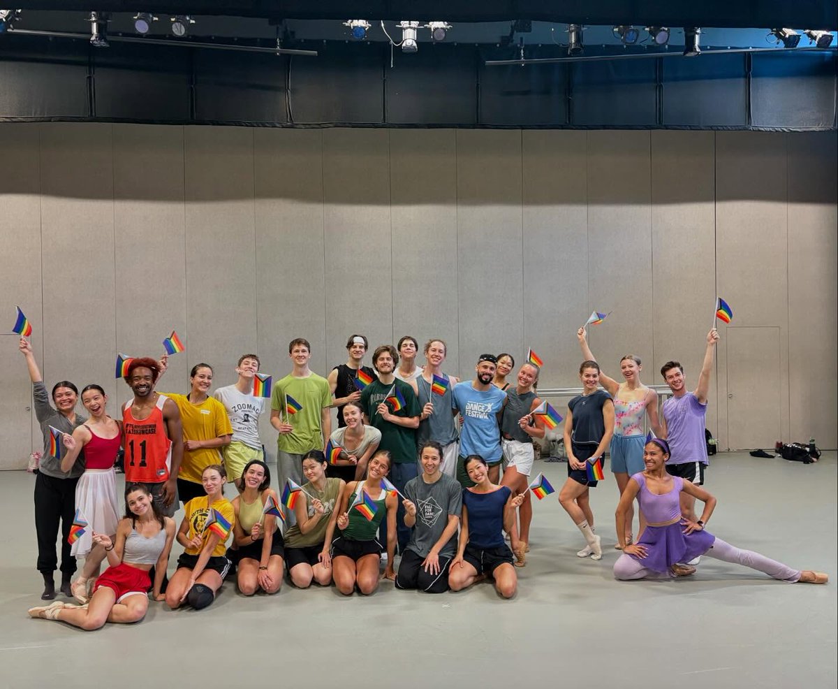 Happy Pride Month! 🌈
At Charlotte Ballet we celebrate and support our LGBTQIA+ community. Love is love, for everyone! 📷
The annual Charlotte Pride Festival &amp; Parade will take place August 16-17. Save the date!