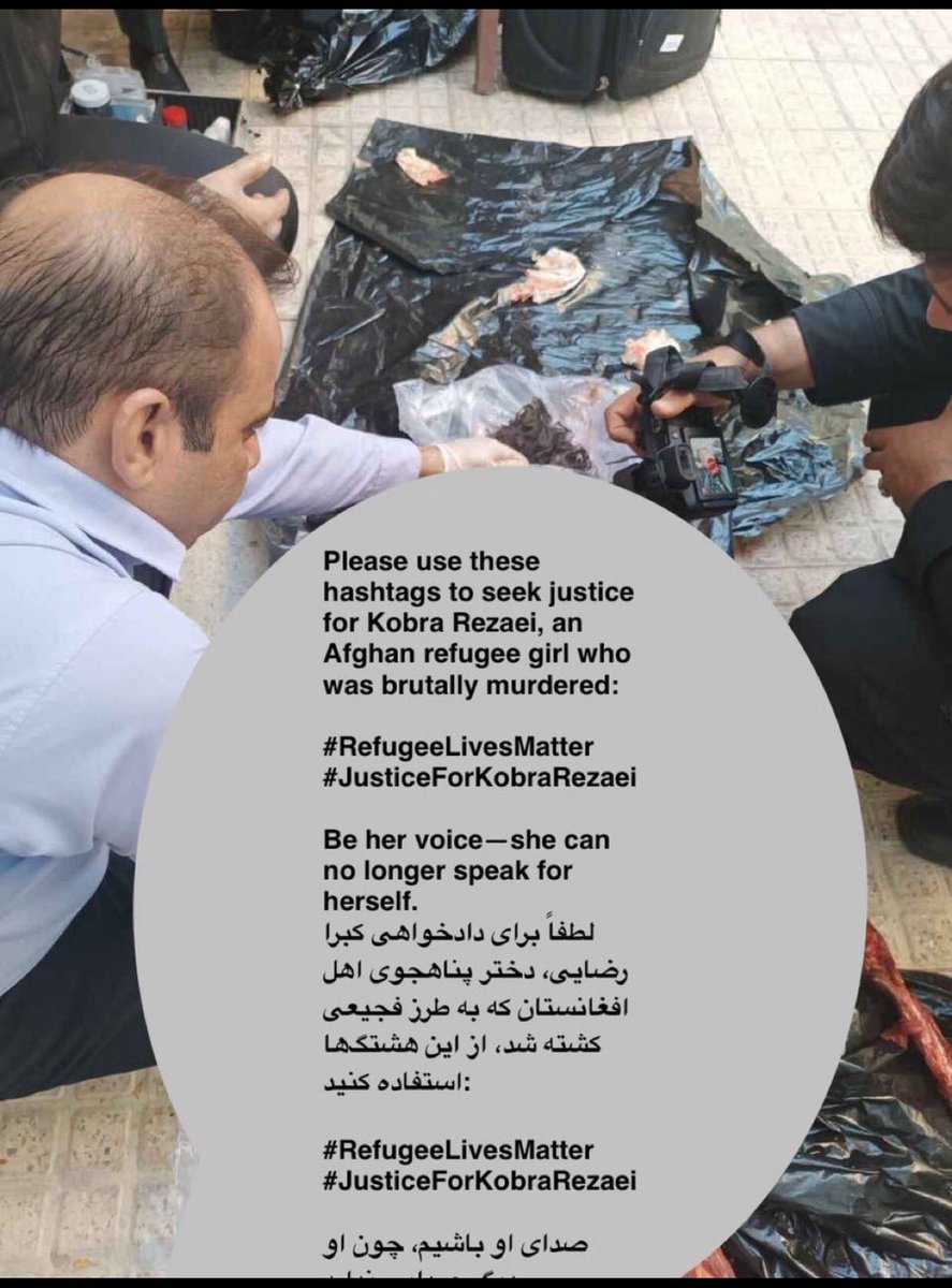 MitraTabasom's tweet photo. What’s different between Iran Government &amp;Taliban
Nothing in the world is felt and understood so clearly as injustice
Please use these hashtags to demand justice for Kobra Rezaei,the Hazara refugee girl who was brutally murdered in Iran
#refugeelivesmatter #JusticeForKobraRezaei https://t.co/PwTYvKkuLz