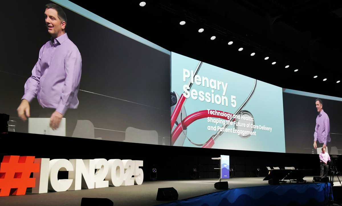 “Technology has changed the way we deliver care. We also have a vision that if we can improve #PrimaryHealthCare, we could save 60 million lives &amp; improve life expectancy by 3.7 years by 2030” — ICN’s #Nursing Policy and Practice Director, David Stewart. #ICNCongress #ICN2025